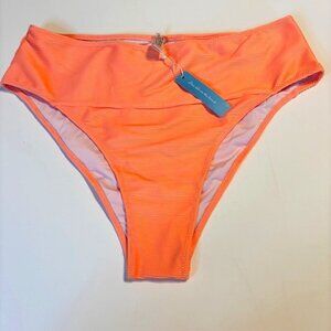 CupShe - Live Life on the Beach Hi-Wasted Swim Suit Bottoms - Size XXL
